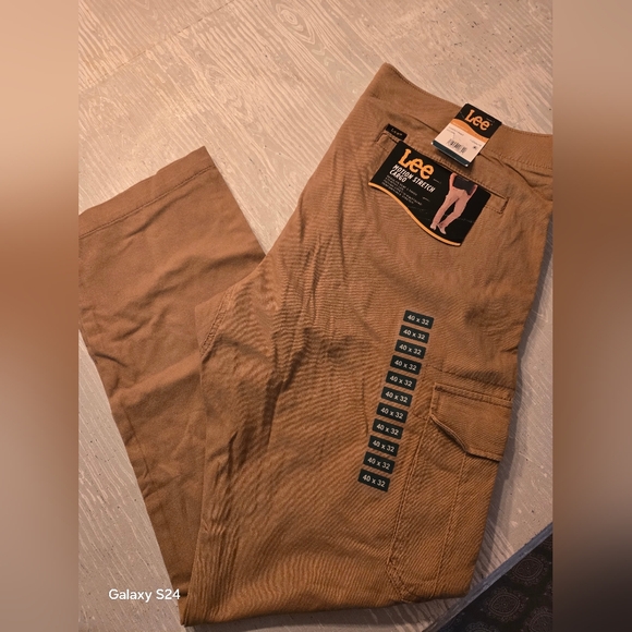 Lee Mens 40x32 Lee Motion Stretch Cargo Pants Acorn Color New Nwt - Picture 1 of 5